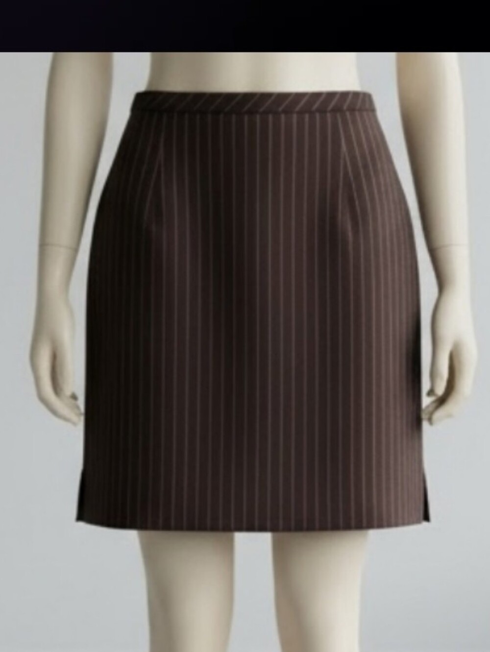90's Vintage,EXPRESS Compagnie Internationale Marque Déposé Pinstripe Mini Skirt